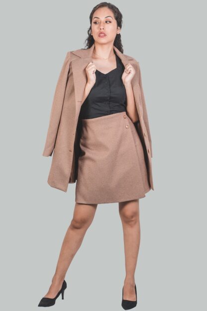 Saco color camel diseño Norma - Imagen 4