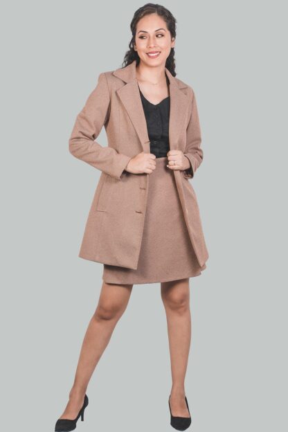 Saco color camel diseño Norma - Imagen 2