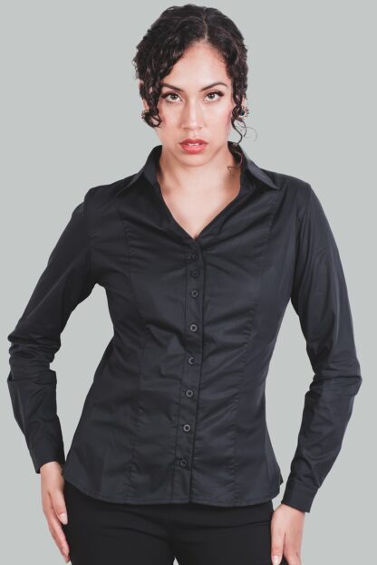 Camisa negro de mujer Evolet